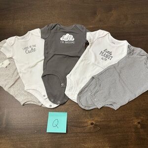 3month Carter's Baby Onesie Lot
